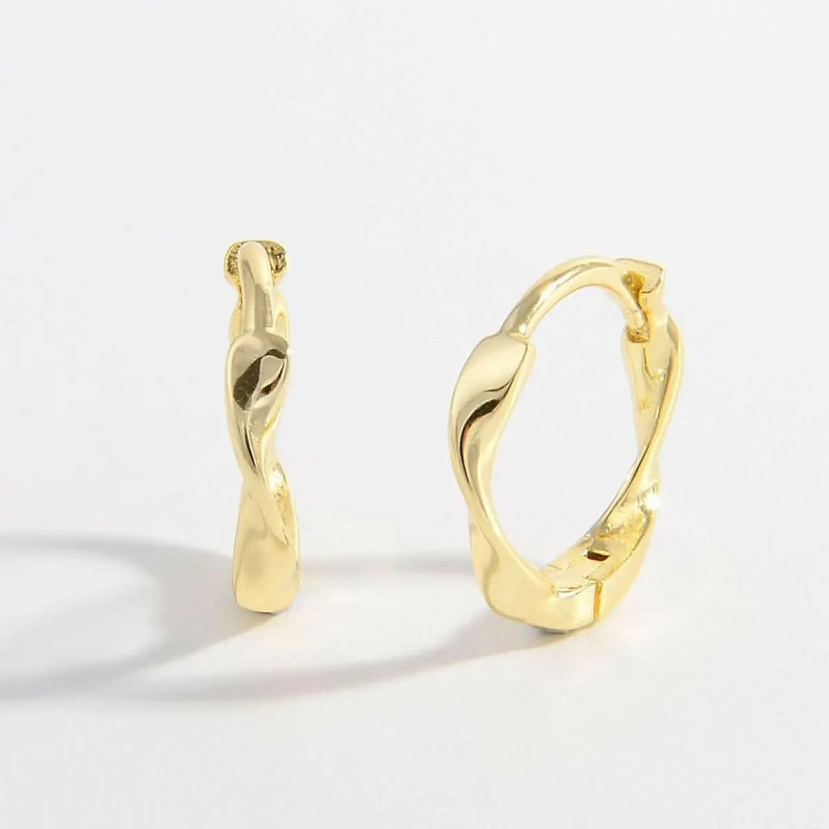 Sterling silver hoop earrings - Love Salve